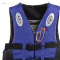 Life Suit Vest, Lightweight Portable Accessory Buoyancy Vest Swimming Vest for 2XL Blue. 