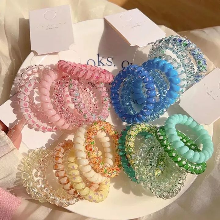Korean%20Frosted%20Spiral%20Elastic%20Hair%20Rope%20Candy%20Color%20Phone%20Cord%20Hair%20Tie%20Set%20Simple%20Ponytail%20Rubber%20Hair%20Ring%20Women%20Accessories%20-%20Image%206