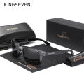 KINGSEVEN High Quality Men's Sunglasses Driving Use Polarization Anti-reflection UV400 Sports Glasses Fashion Rectangle Eyewear.