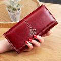Stylish and Fashionable Long Wallet for Women - Pu Leather Wallet Purse for Women New Collection - Wallets for Girls Simple Stylish. 