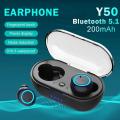 Y50 TWS Earbuds Bluetooth 5.0 Earphone Wireless Headphone 9D S....