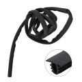 Car Seal Strip Sealing Strip Rubber Black Color Dustproof Easy To Install Soundproof 1.6m/5.25 Feet Accessories. 