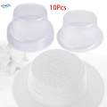 10Pcs Top Hat Rack Inner Support Wide Brim Hat stands for Store Home. 