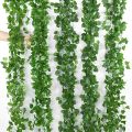 Artificial Hanging Leaf Vines Plant | 7 Feet Decorative Greenery for Indoor & Outdoor Use. 