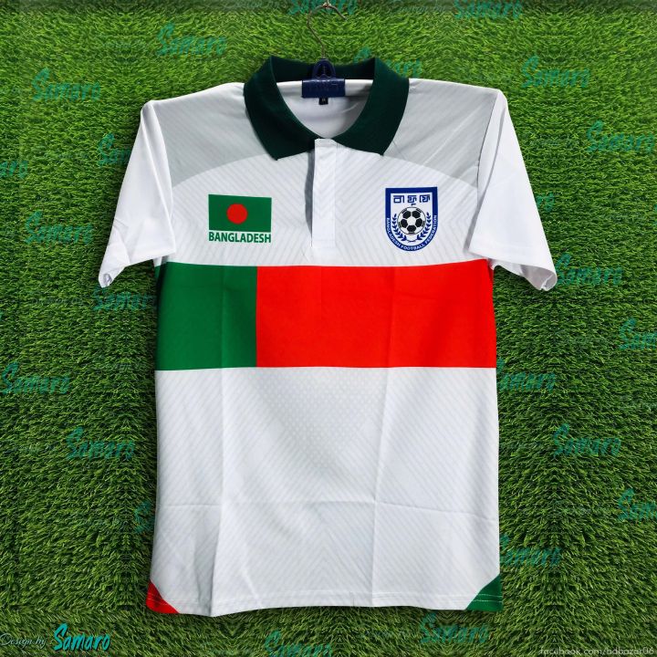 B - D Short Sleeve Collar Polo Football Jersey For Man - Half Sleeve Polo - Banglades Fan Jersey 2026/27