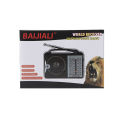 Baoer 606AC Retro AM/FM/SW Portable Radio, Battery Operated Vintage Multi Functional Radio With Built In Speaker And Flashlight. 