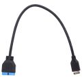 USB 3.1 Front Panel Header to USB 3.0 20Pin Header Extension Cable for ASUS Motherboard 20cm. 