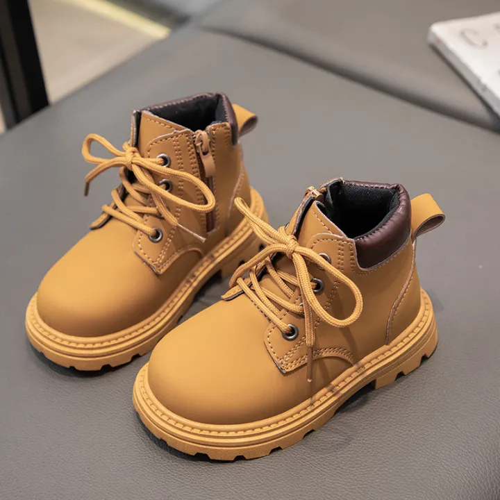 Children's%20booties%202024%20new%20fashion%20british%20style%20girls%20little%20yellow%20boots%20small%20children's%20soft%20soles%20anti-slip%20boys%20martin%20boots%20-%20Image%204