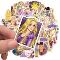 10/30/50pcs Disney Cartoon Movie Tangled Rapunzel Stickers for Kids DIY Laptop Phone Stationery Waterproof Vinyl Anime Sticker. 