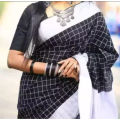 Black Colour Dhupyan Saree For women.