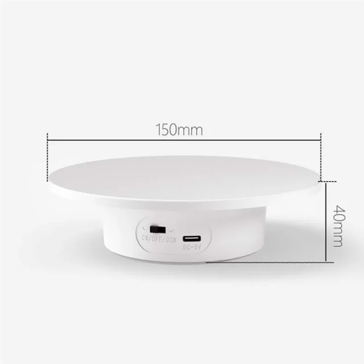 Motorized%20Rotating%20Display%20Stand,%20360%20Electric%20Rotary%20Turntable%20Base%20Lazy%20,%20Load-Bearing%2011Lbs,%20for%20Photography%20-%20Image%202