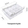 NEW Refrigerator Drawer Plastic Clear Fridge Organizer Slide Under Shelf Drawer Box Rack Holder Kitchen Fruit Food Storage Box. 