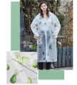 Transparent Raincoat Rain Coats Long Big Size Cloak Poncho Women Men's Waterproof Cute Cartoon Printing Clear Rain Jacket Cover. 