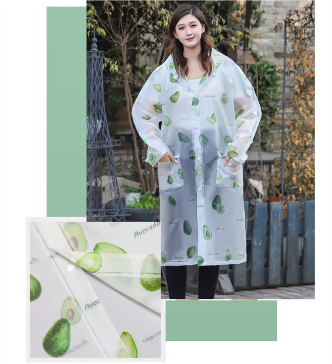 Transparent%20Raincoat%20Rain%20Coats%20Long%20Big%20Size%20Cloak%20Poncho%20Women%20Men's%20Waterproof%20Cute%20Cartoon%20Printing%20Clear%20Rain%20Jacket%20Cover%20-%20Image%206