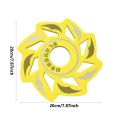 Flying Disc Toy Soft Returning Disc Handmade Foam Authentic Spinner Flying Rings Fast Catch Toy Safe for Indoor and Outdoor. 