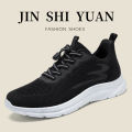 Walking shoes 2024 new men's shoes wholesale breathable middle-aged and elderly soft-soled running shoes couple elderly travel shoes. 