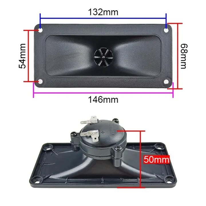 6%20inch%20Horn%20Piezoelectric%20Ceramic%20Tweeter%20Speaker%20ABS%2027MM%20Buzzer%20Birdsong%20Teaching%20Speaker%204-8OHM%2075-150w%20-%20Image%202