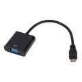 Mini HDMI to VGA Adapter, Benfei Gold-Plated Mini HDMI to VGA Adapter (Male to Female) Compatible for Ultrabooks, notebooks, Tablets, Cameras and camcorders ***Black***. 