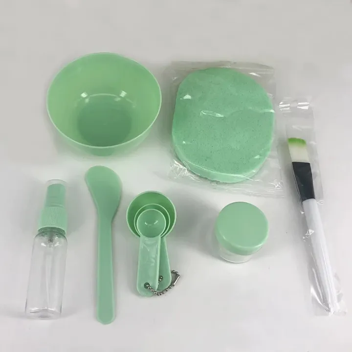 Diy%20Facemask%20Mixing%20Tool%20Kit%20With%20Big%20Volume%20%20Bowl%20Spatula%20Brush%20Spray%20Bottle%20Puff%20Soaking%20Bottle%20Gauges%20Pack%20Of%209%20-%20Makeup%20Brush%20Set%20-%20Image%203