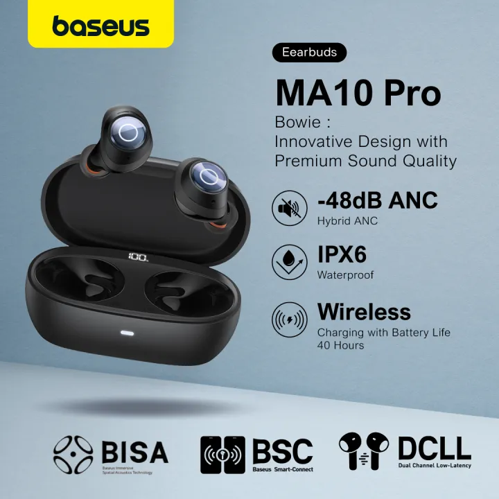 Baseus%20MA10%20Pro%20TWS%20Earbuds%20Bluetooth%205.3%20IPX6%20Waterproof%20True%20Wireless%20Earphones%200.038s%20Low%20Latency%20for%20Game%20Wireless%20Charging%20-%20Image%202