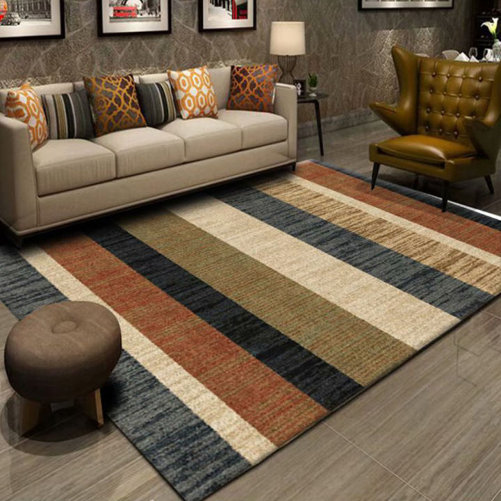 Modern Home Floor Mat Carpet for Living Room Bedroom Teatable Decoration Accessories