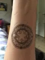 Waterproof Temporary Tattoo Sticker Black Butler Contract Symbol compass anime tatto flash tatoo tattoos for men women. 