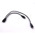 Novel Usb 2.0 Splitter Y 1 Female To 2 Male Data Charge Cable Extension Cord For Phone Sync Data Cables.