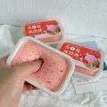 Slow Rising Squishy Toy Slow-rebound Simulation Bread Squeeze Toy Soft 3D Sticky Box Cake Squishy Toy Bread Shaped Kneading Squishy Fidget Toy Stress Relief.
