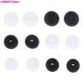 6 Pairs 2*(S/M/L) White/black Soft Clear Silicone Replacement Eartips Earbuds Cushions Ear Pads Covers For Earphone Headphone.