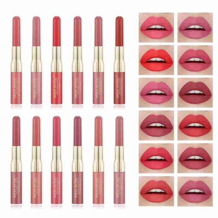 Double-ended%20Lip%20Gloss%20Lip%20Liner%20Make-up%20Matte%20Waterproof%20Long-lasting%20Lip%20Glaze%20Moisturizing%20Lipsticks%20Makeup%20Lip%20Pencil%20-%20Image%204
