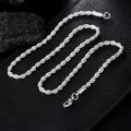 Silver Stainless Steel Chain For Men- Rofe Chain For Man. 