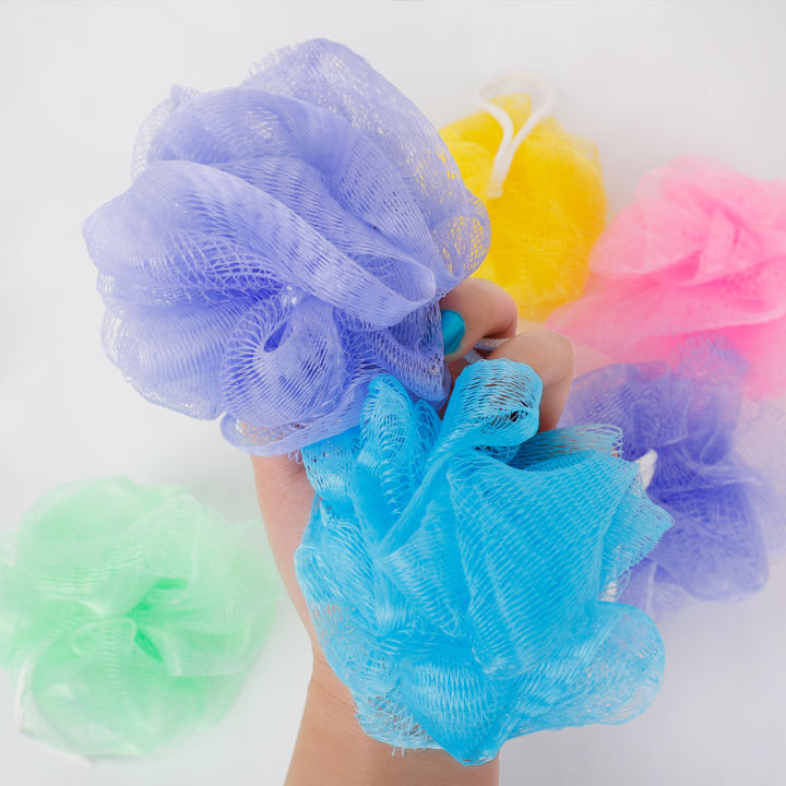 Sponge%20Flower%20Bath%20Ball%20Body%20Cleaning%20Shower%20Brush%20Nylon%20Scrubber%20Mesh%20Color%20Randomly%20-%20Image%207