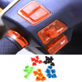 5Pcs Motorcycle Start Switch Horn Light Turn Signal High Low Beam Button Switch Connectors for Scooter ATV Moped Accessories.