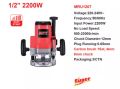 MPT Router 2200W, 12/8/6mm MRU1207 - Kings Trading.