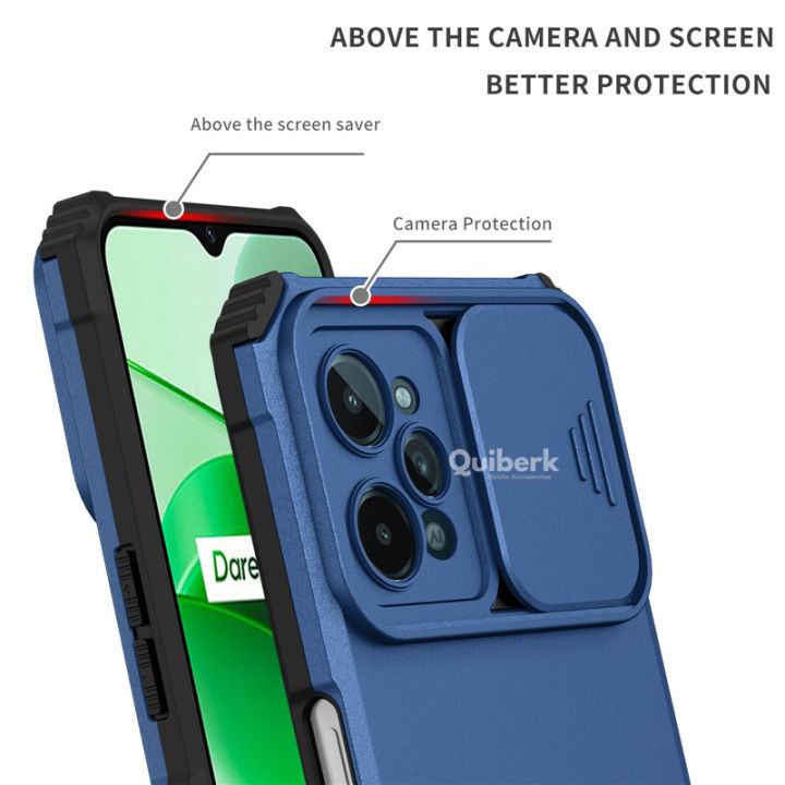Quiberk%20for%20Realme%20C31%20Phone%20Case%20Slide%20Camera%20Cover%20Kickstand%20Hard%20Shockproof%20Armor%20Back%20Casing%20-%20Image%204