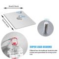 10Pcs Nail Free Wall Hook Screw No Trace Stickers Adhesive Without Drilling Wall Hangers Kitchen Bathroom Screw Hook Hanger. 
