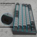 MageGee 60% Customized Wired Mechanical Keyboard, STAR61 Gaming Keyboard, Laptop Office Keyboard. 