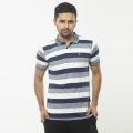 Mens Casual Half Sleeve Check Polo Shirt For Man.