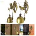 Antique Style Shopkeepers Door Bell Classic Style Entry Door Chime Durable Wall Mounted Old Fashioned for Villa Holidays Cafe Decor. 