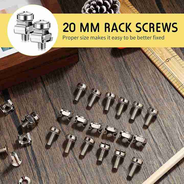 50%20Sets%20M6%20Rack%20Screws%20Set%2020mm%20Screws%20&%20Cage%20Nuts%20Rack%20Nuts%20Server%20-%20Image%203