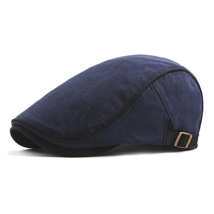 Men Berets Spring Autumn Winter British Style Newsboy Beret Hat Retro England Hat Male Hats Peaked Painter Caps for Dad