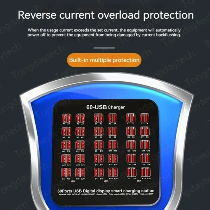 300W%20Multi%20USB%20Charger%20Hub%20Station%2060%20Ports%20Fast%20Charging%20Wall%20Charger%20for%20iPad%20iPhone%2011%2012%2013%20Pro%20Max%20Samsung%20Tablet%20Usb%20%EC%B6%A9%EC%A0%84%EA%B8%B0%20-%20Image%203