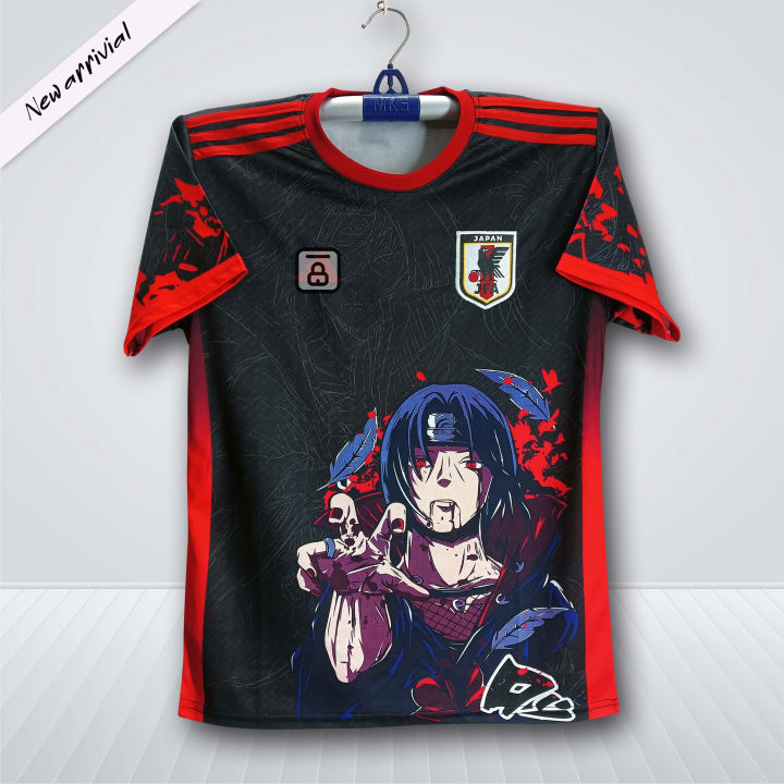Japan Black Anime Jersey 2026 Thai Premium Football Jersey For Men - Half Sleeve Jersey - Japan Jersey 2026
