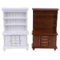 1/12 Dollhouse Miniature Furniture Multifunction Wood Cabinet Bookcase Cabinet. 