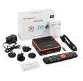 [Oryginalne] GTMEDIA GT COMBO 4K UHD satelitarny odbiornik TV DVB-S2/T2/C Android9.0 system 2G + 16GB TV, pudełko BT 4.1 buti w WIFI 2.4G/5G. 