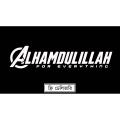 alhamdulillah stickers.. waterproof Decoration sticker for bike..car modified sticker for bike | Alhamdulillah Islamic Calligraphy Art Car Stickers. 