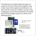 GUDI g516 LCD lights universal battery charger with cable. 