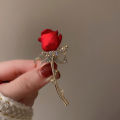 Rose brooch in Halloween crown Women's brooches party pins Badge for girls Light proof. 