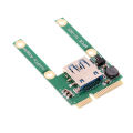 Mini PCI-E to USB3.0 Expansion Card Laptop Converter Riser Card Adapter W/Screw Fittings. 