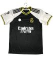 Real Madrid (With Embroidery) Premium Football Jersey Black. 